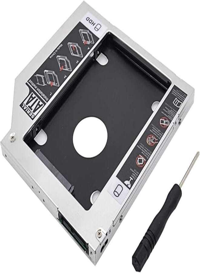 eWINNER 9.5mm Universal 2.5 2nd 9.5mm Ssd Hd SATA Hard Disk Drive HDD Caddy Adapter Bay For Cd Dvd Rom Optical Bay
